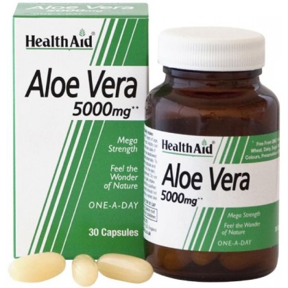 HEALTH AID Aloe Vera 5000mg 30 Κάψουλες